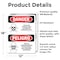 Signmission Pesticide Storage Area Personnel Only Danger Sign, Vinyl Decal, 12in W x 18in L, 2PK OS-2PACK-DS-D-1218-VS-2036 - alternate 4